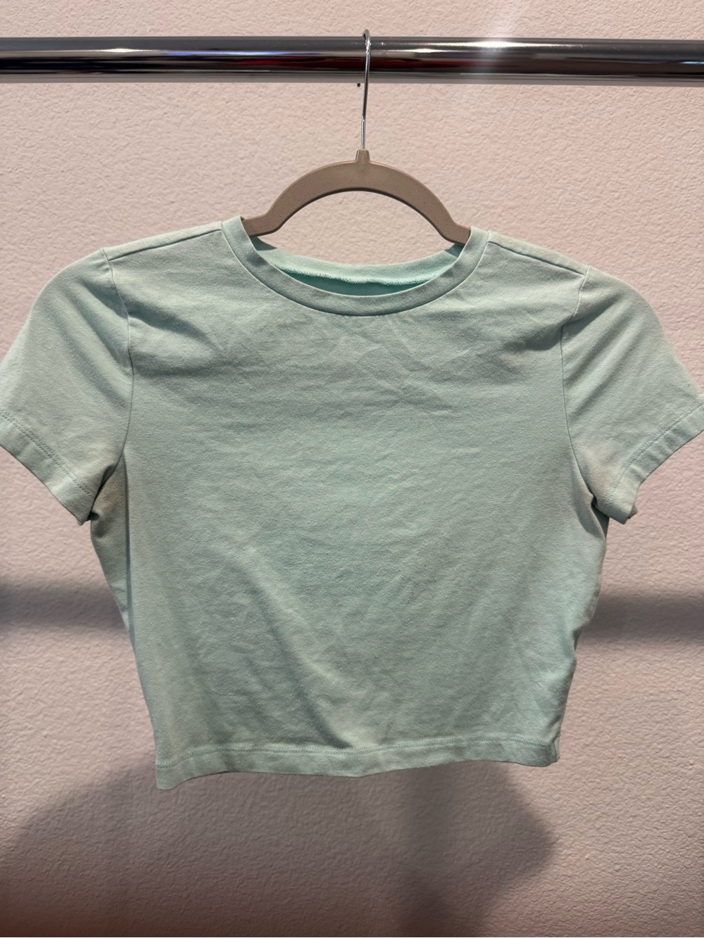 wild fable Mint Green Short Sleeve Crop Tee